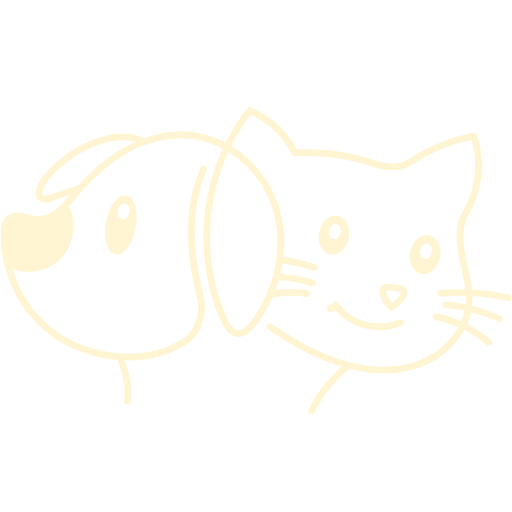 Hund und Katze-Icon hell